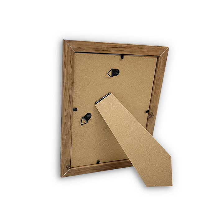 Drevený fotorámik - HB21 - hnedý 21x29,7cm (A4)