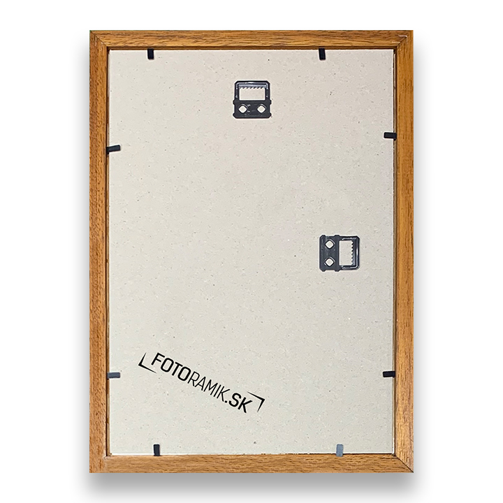 25x38 Drevený fotorámik - gaštan IV-33