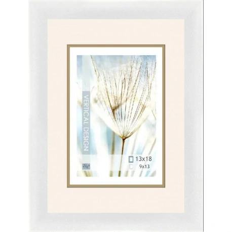 9x13 Drevený fotorámik - biely IV-b