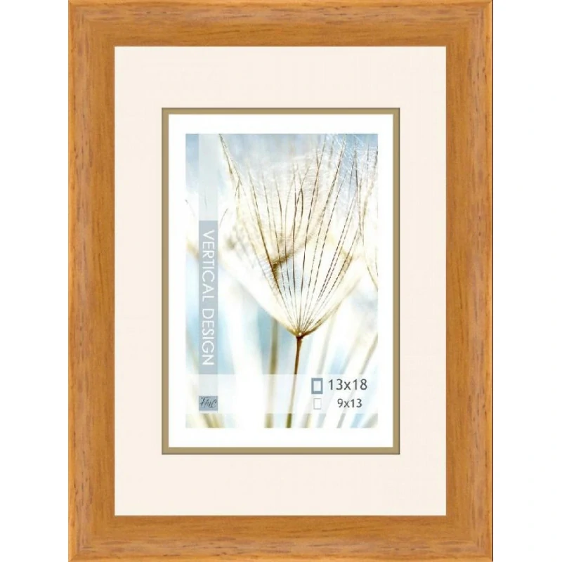 9x13 Drevený fotorámik - dub svetlý IV-03