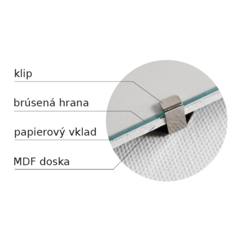 30x45  Klipový fotorámik - sklo