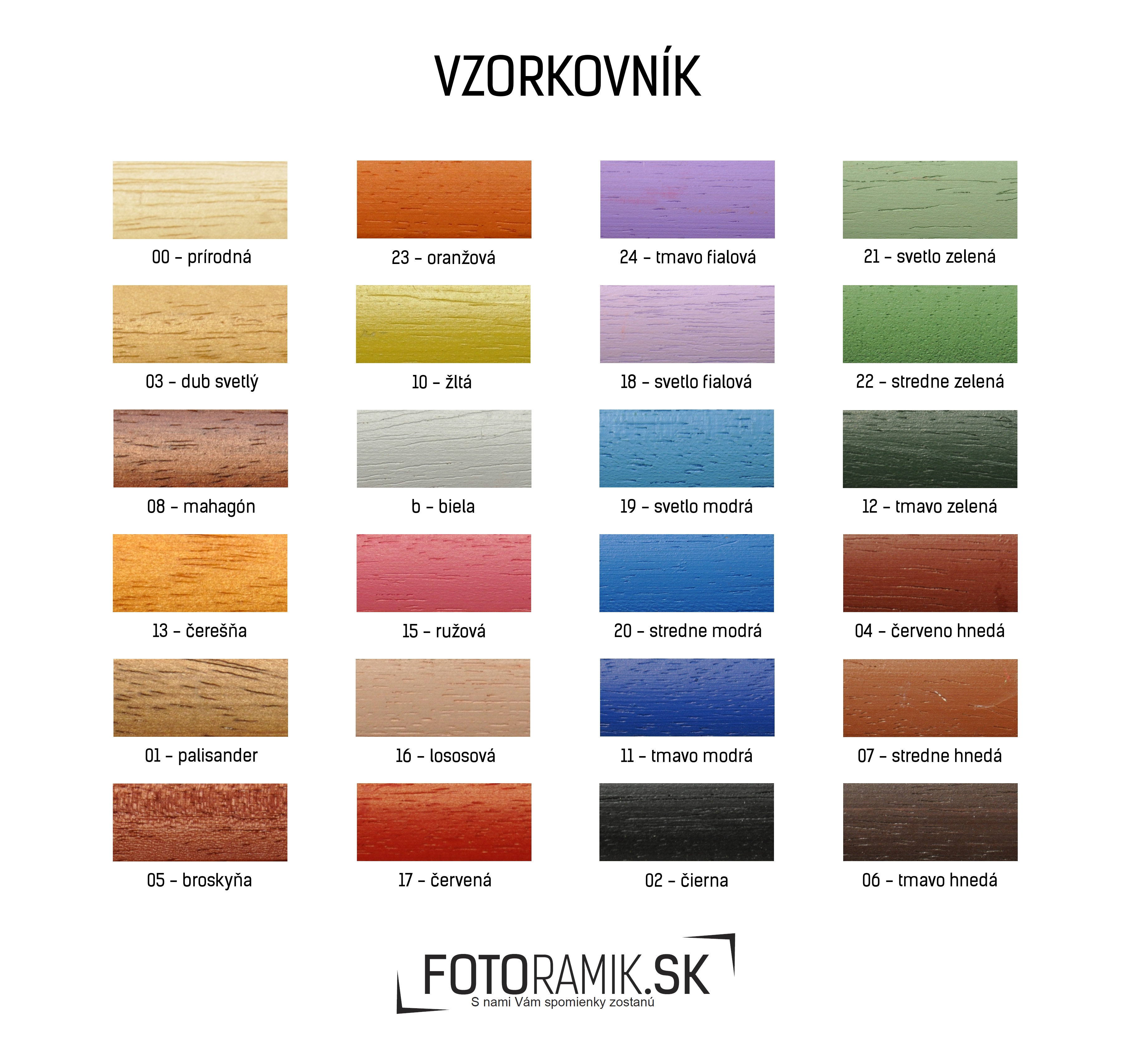 15x20 Drevený fotorámik - dub svetlý IV-03
