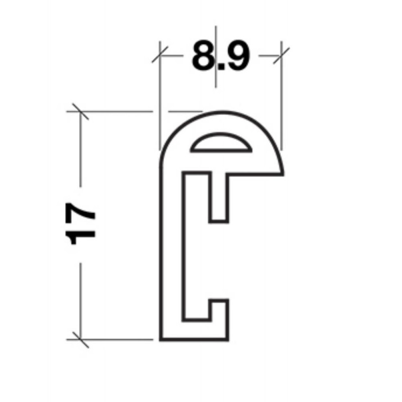 PLASTOVY RAM NA FOTKU 21X29,7 SILVER