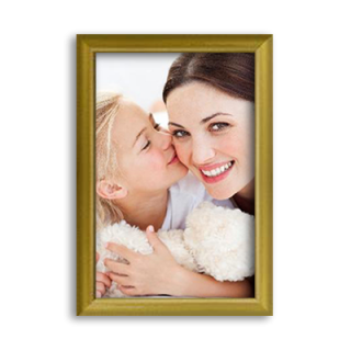 Drevený fotorámik - Zlatý 1/ZL - Všetky Rozmery