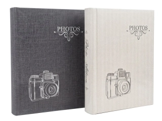 Šitý  album 10x15 / 200 fotografií sivý